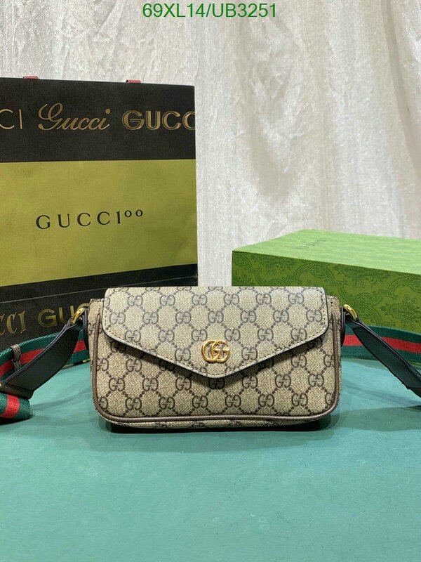 Gucci Bag-(4A)-Diagonal- Code: UB3251 $ 90USD