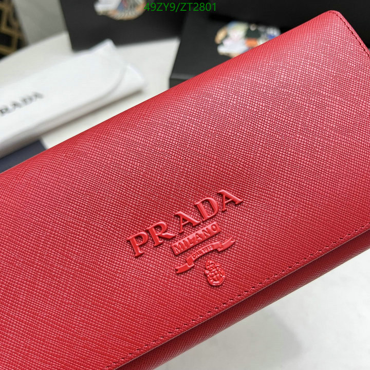 Prada Bag-(4A)-Wallet- Code: ZT2801 $ 64USD
