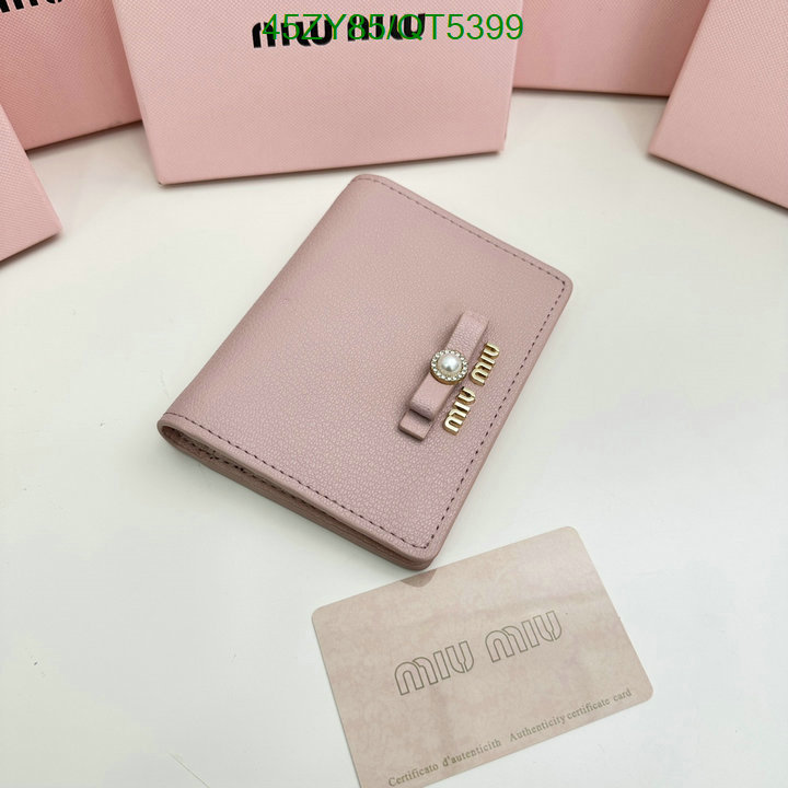 Miu Miu Bag-(4A)-Wallet- Code: QT5399 $ 59USD