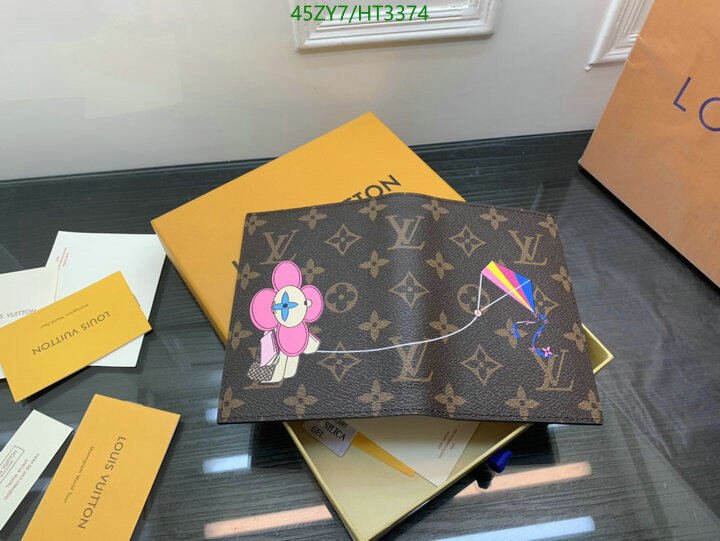 LV Bags-(4A)-Wallet-,Code: HT3374,$ 59USD