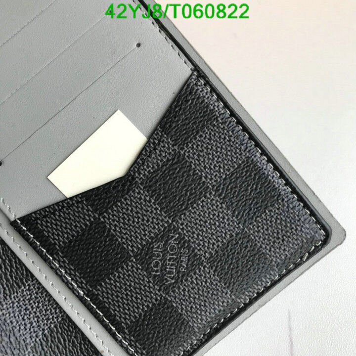 LV Bags-(4A)-Wallet-,Code: T060822,$ 55USD