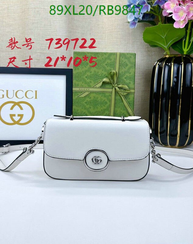 Gucci Bag-(4A)-Diagonal- Code: RB9847 $ 116USD