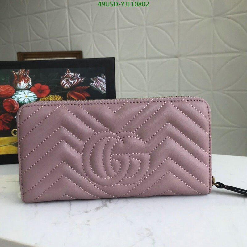 Gucci Bag-(4A)-Wallet-,Code: YJ110802,$ 64USD