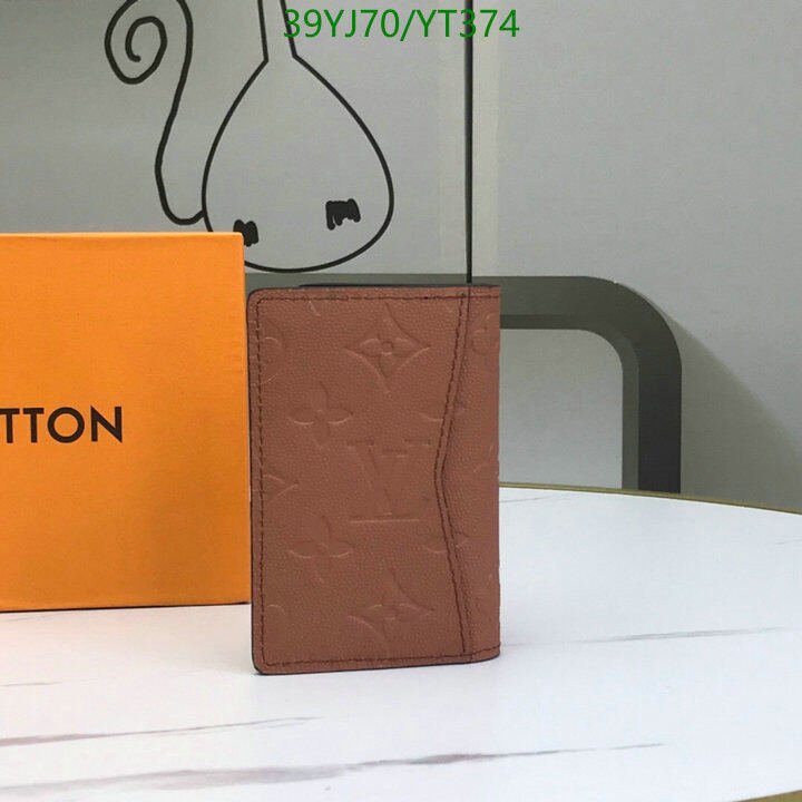LV Bags-(4A)-Wallet-,Code: YT374,$ 51USD