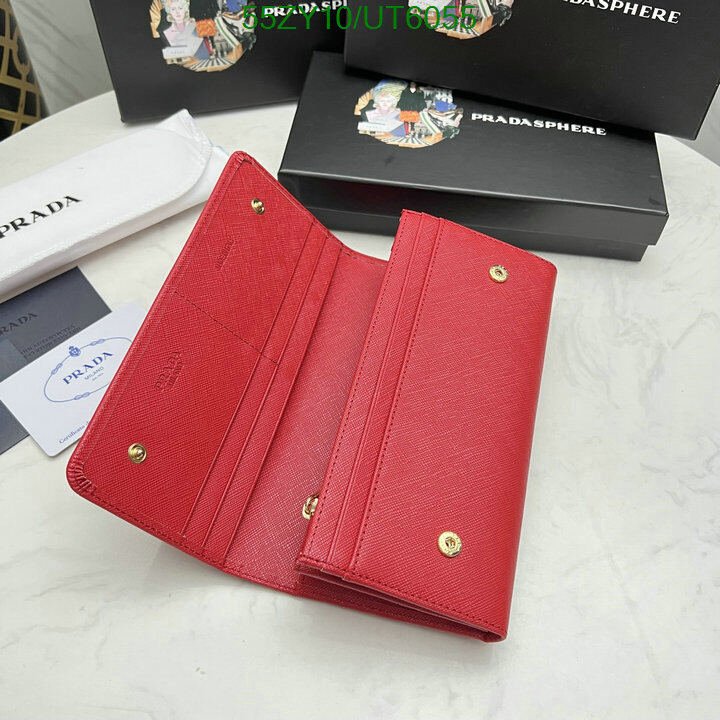 Prada Bag-(4A)-Wallet- Code: UT6055 $ 72USD