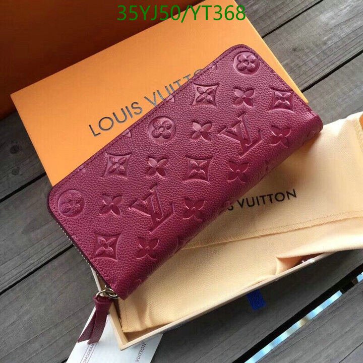 LV Bags-(4A)-Wallet-,Code: YT368,$ 46USD