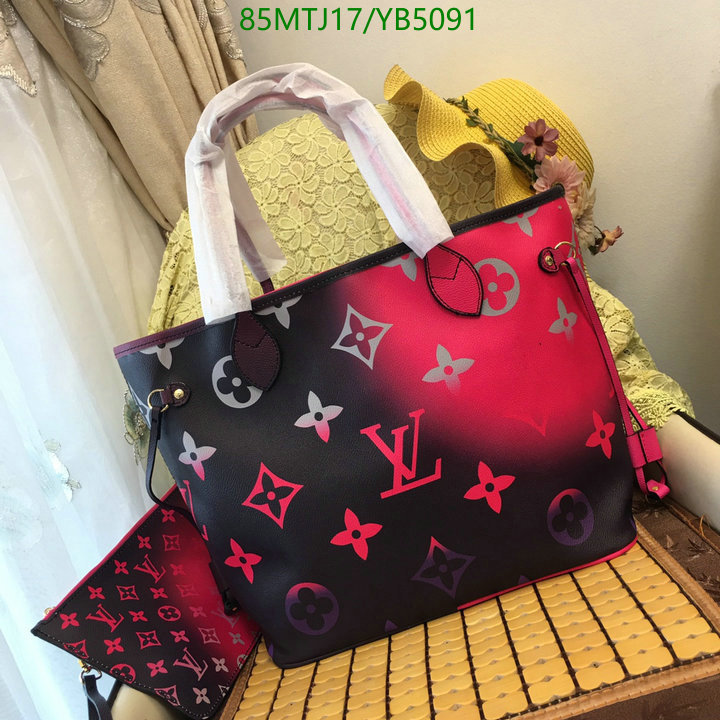 LV Bags-(4A)-Neverfull-,Code: YB5091,$ 111USD