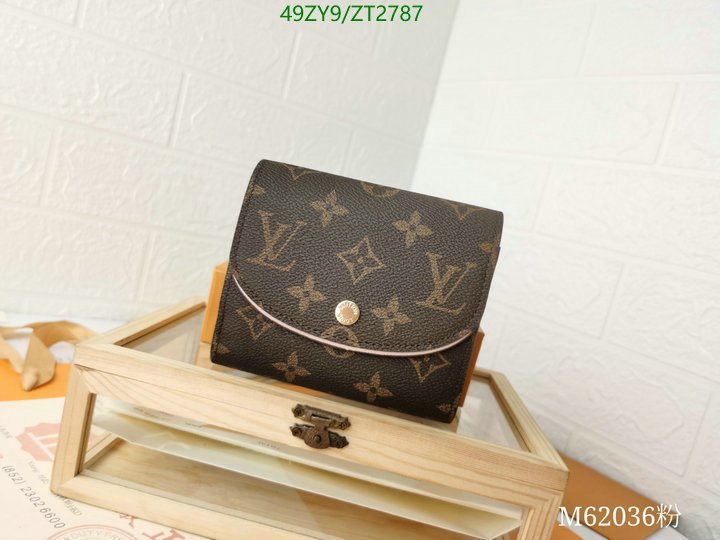 LV Bags-(4A)-Wallet-,Code: ZT2787,$ 64USD