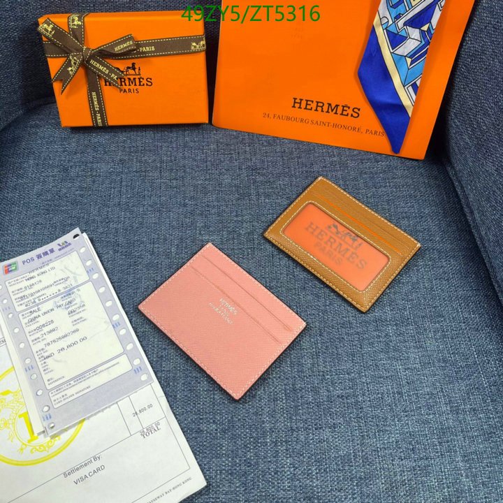 Hermes Bag-(4A)-Wallet-,Code: ZT5316,$ 64USD