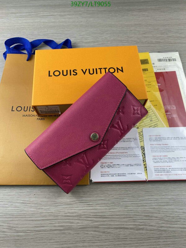 LV Bags-(4A)-Wallet-,Code: LT9055,$ 51USD