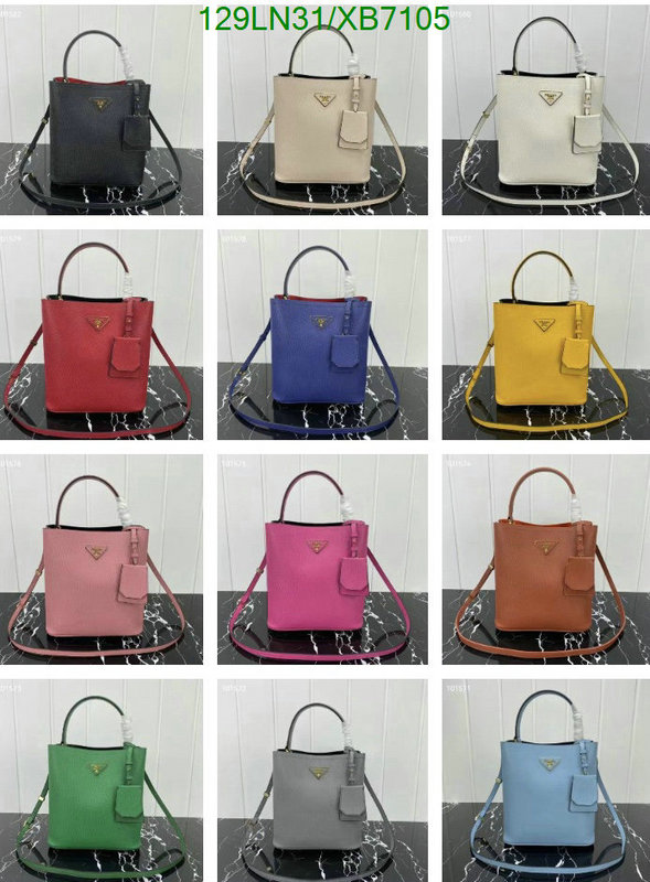 Prada Bag-(4A)-Bucket Bag- Code: XB7105 $ 168USD