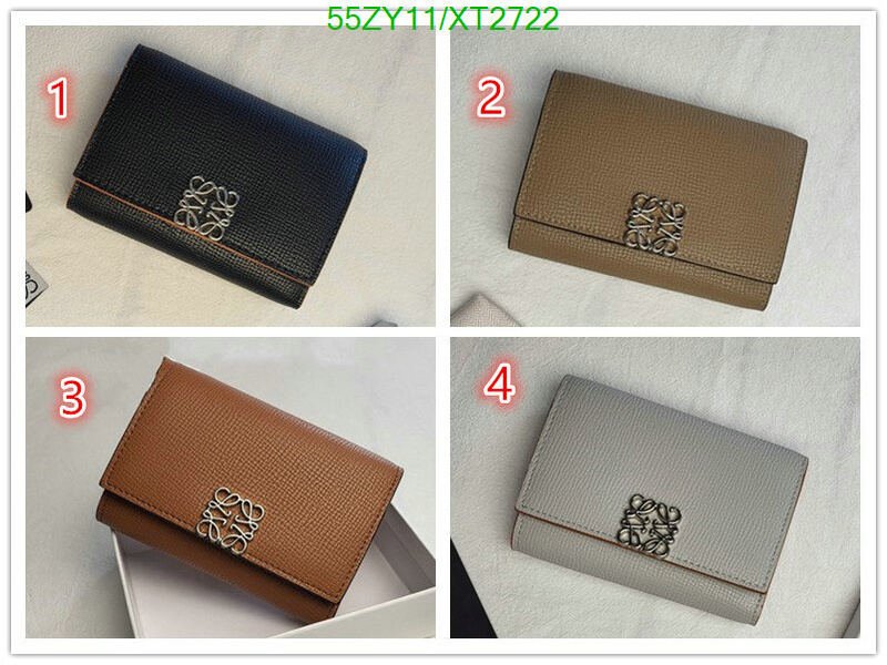 Loewe Bag-(4A)-Wallet-,Code: XT2722,$ 72USD