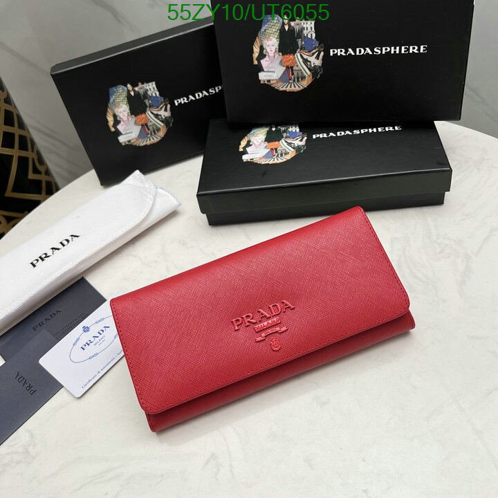 Prada Bag-(4A)-Wallet- Code: UT6055 $ 72USD