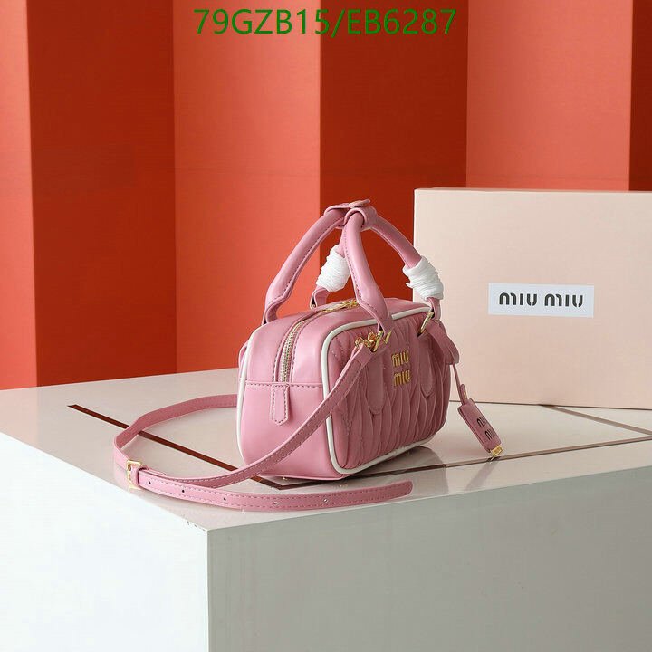Miu Miu Bag-(4A)-Crossbody- Code: EB6287 $ 103USD