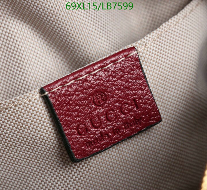 Gucci Bag-(4A)-Diagonal-,Code: LB7599,$ 90USD