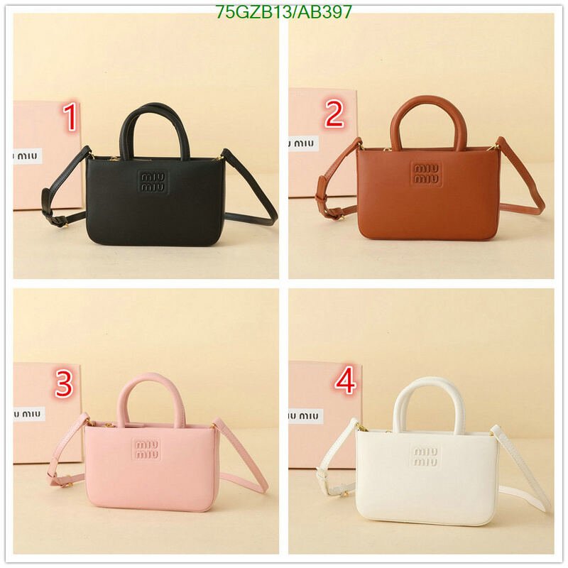 Miu Miu Bag-(4A)-Crossbody- Code: AB397 $ 98USD