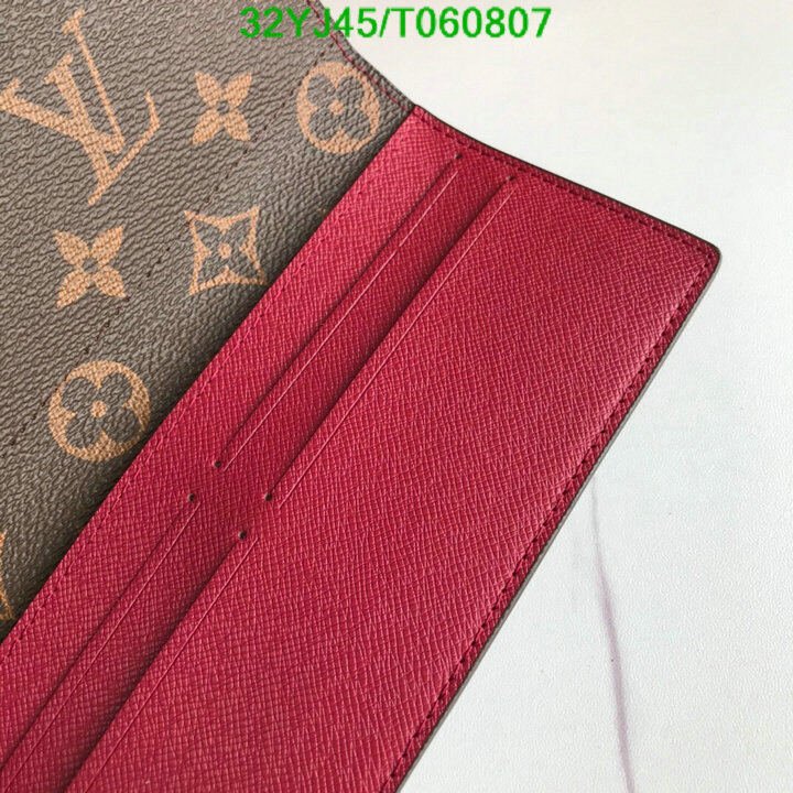 LV Bags-(4A)-Wallet-,Code: T060807,$ 42USD