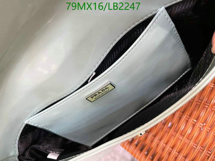 Prada Bag-(4A)-Cleo,Code: LB2247,$ 103USD