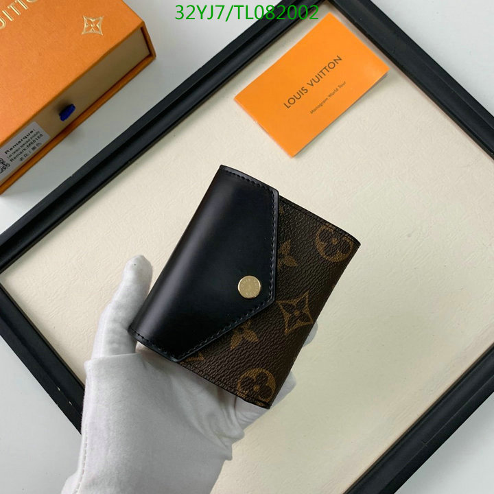 LV Bags-(4A)-Wallet-,Code: TL082002,$ 42USD