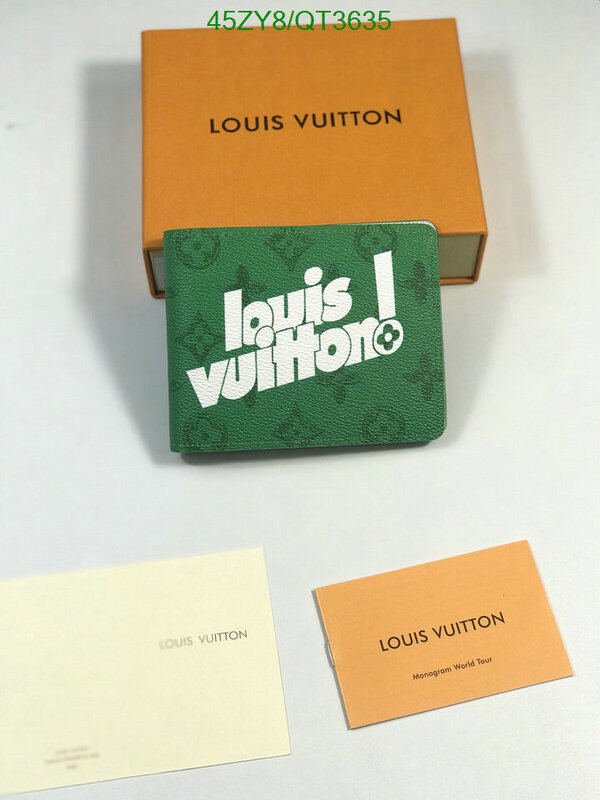 LV Bag-(4A)-Wallet- Code: QT3635 $ 59USD