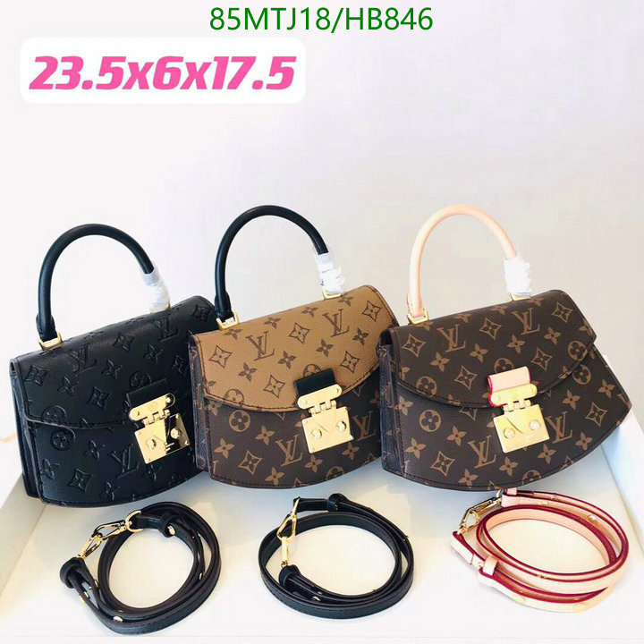 LV Bags-(4A)-Handbag Collection-,Code: HB846,$ 111USD