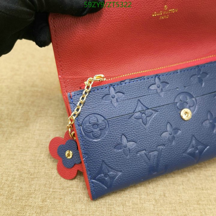 LV Bags-(4A)-Wallet-,Code: ZT5322,$ 77USD