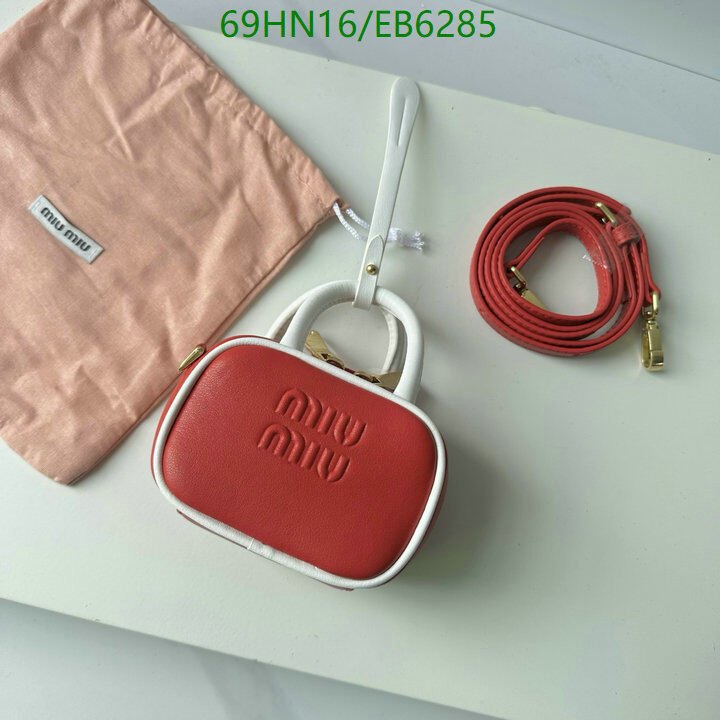 Miu Miu Bag-(4A)-Crossbody- Code: EB6285 $ 90USD