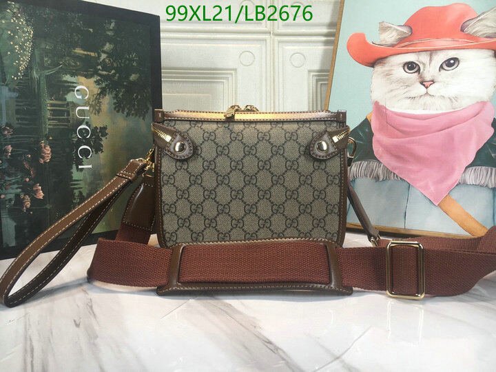 Gucci Bag-(4A)-Diagonal-,Code: LB2676,$ 129USD