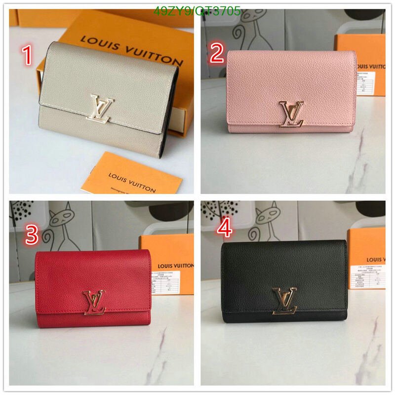 LV Bag-(4A)-Wallet- Code: QT3705 $ 64USD
