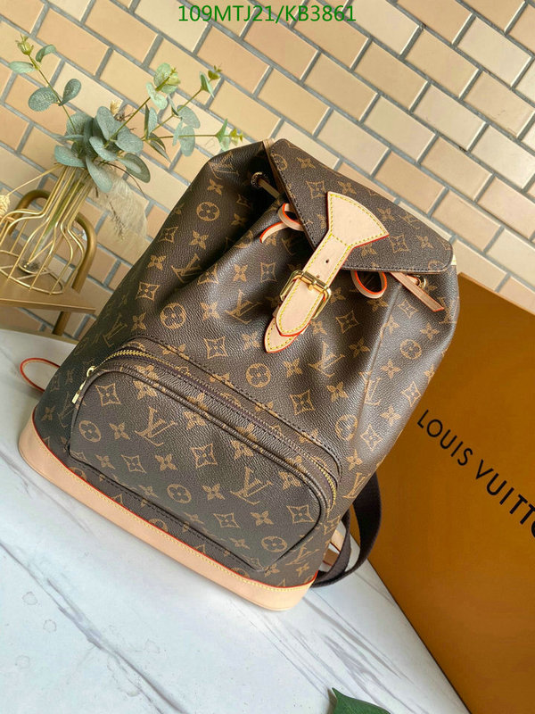 LV Bags-(4A)-Backpack-,Code: KB3861,$ 142USD