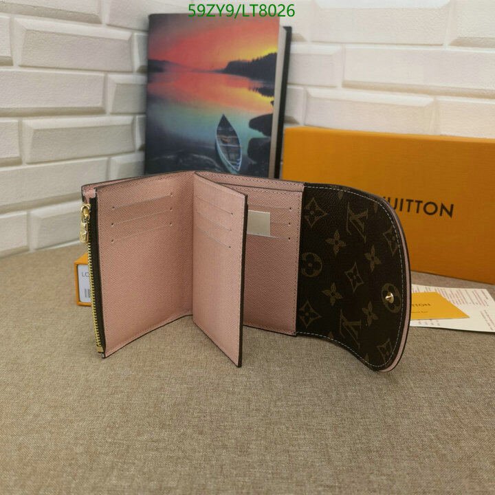 LV Bags-(4A)-Wallet-,Code: LT8026,$ 77USD