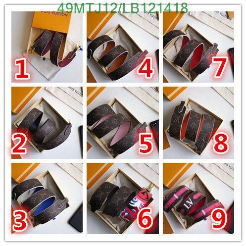 LV Bags-(4A)-Shoulder Strap-,Code: LB121418,$ 64USD