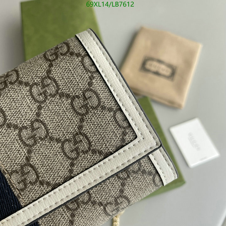 Gucci Bag-(4A)-Diagonal-,Code: LB7612,$ 90USD