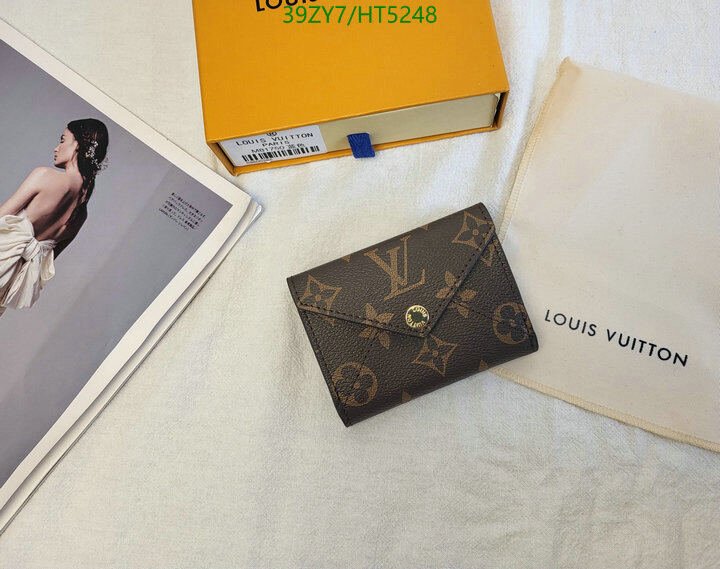 LV Bags-(4A)-Wallet-,Code: HT5248,$ 51USD