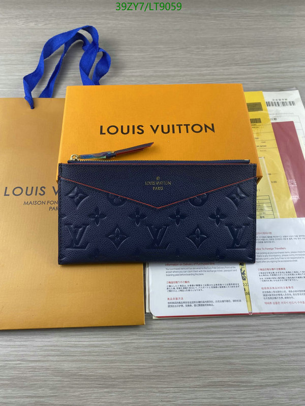 LV Bags-(4A)-Wallet-,Code: LT9059,$ 51USD