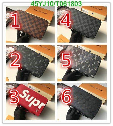 LV Bags-(4A)-Wallet-,Code: T061803,$ 59USD