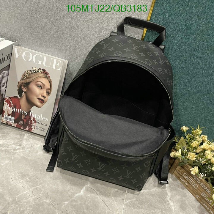LV Bag-(4A)-Backpack- Code: QB3183 $ 137USD
