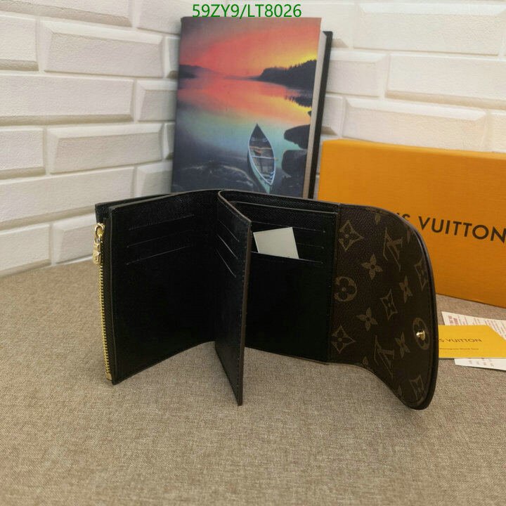 LV Bags-(4A)-Wallet-,Code: LT8026,$ 77USD