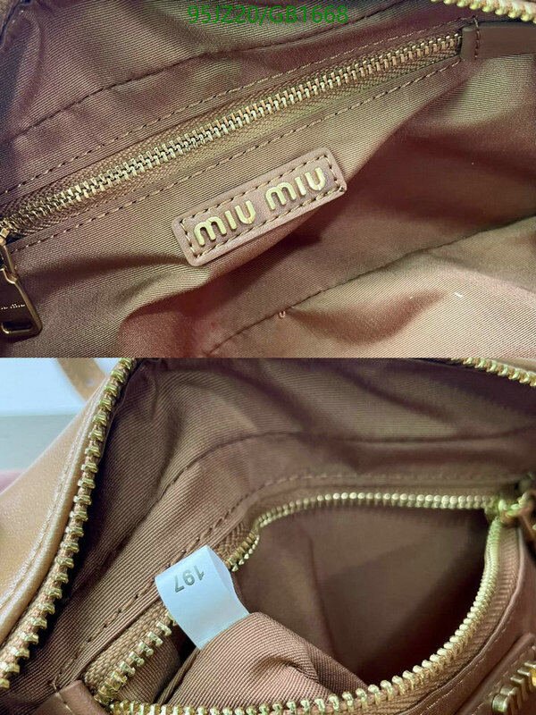 Miu Miu Bag-(4A)-Handbag- Code: GB1668 $ 124USD