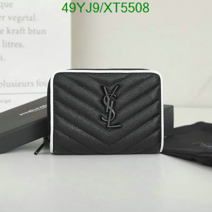 YSL Bag-(4A)-Wallet-,Code: XT5508,$ 64USD