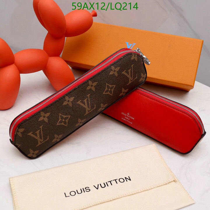 LV Bags-(4A)-Wallet-,Code: LQ214,$ 77USD