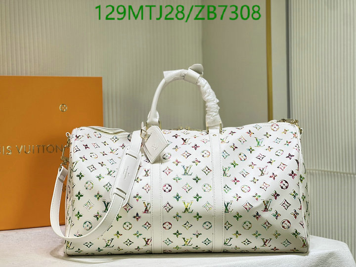 LV Bags-(4A)-Keepall BandouliRe 45-50-,Code: ZB7308,$ 168USD