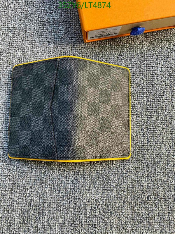 LV Bags-(4A)-Wallet-,Code: LT4874,$ 46USD