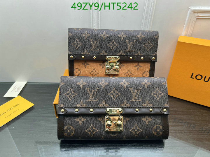 LV Bags-(4A)-Wallet-,Code: HT5242,$ 64USD