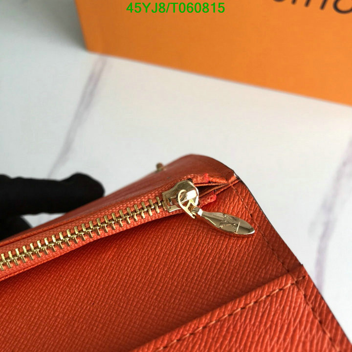 LV Bags-(4A)-Wallet-,Code: T060815,$ 55USD
