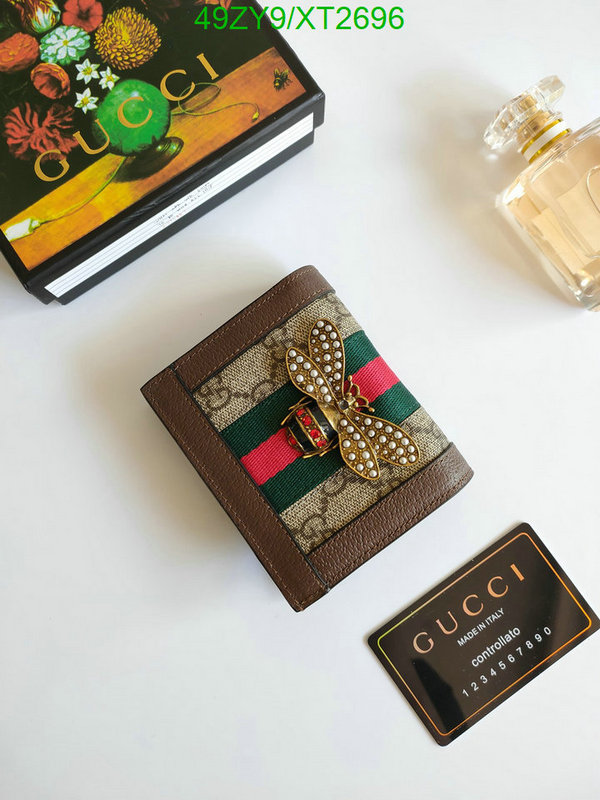 Gucci Bag-(4A)-Wallet-,Code: XT2696,$ 64USD