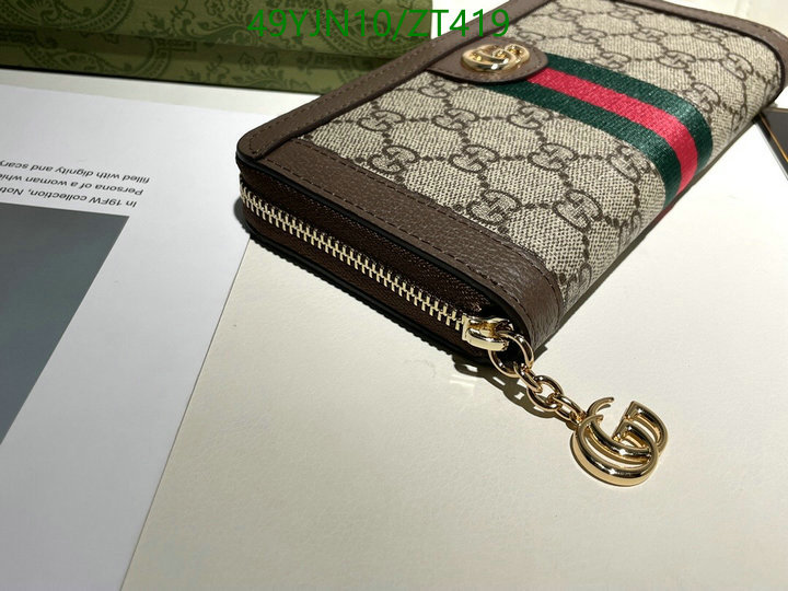 Gucci Bag-(4A)-Wallet-,Code: ZT419,$ 64USD