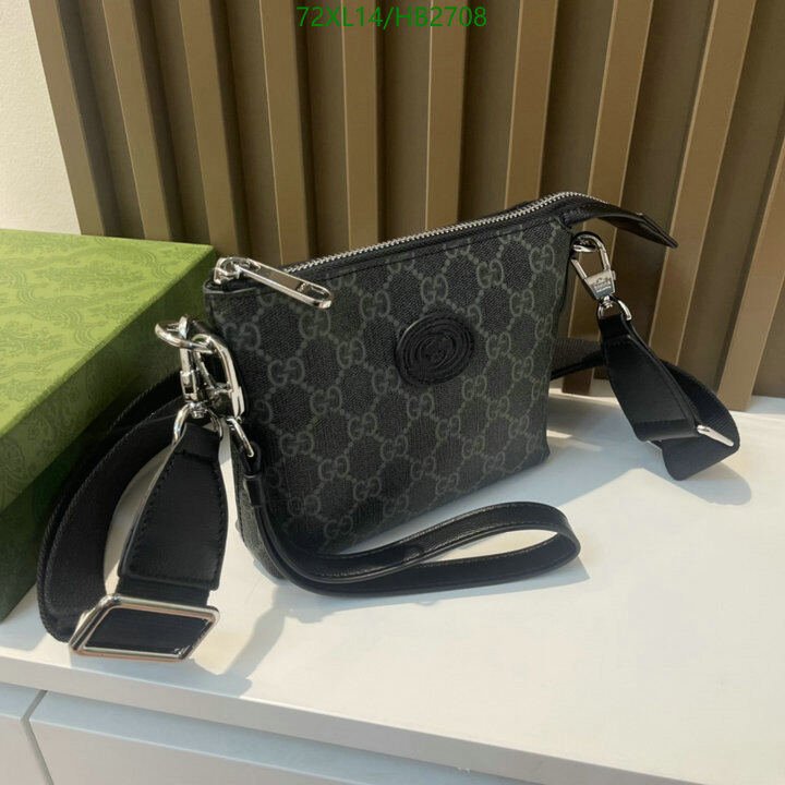 Gucci Bag-(4A)-Diagonal-,Code: HB2708,$ 94USD