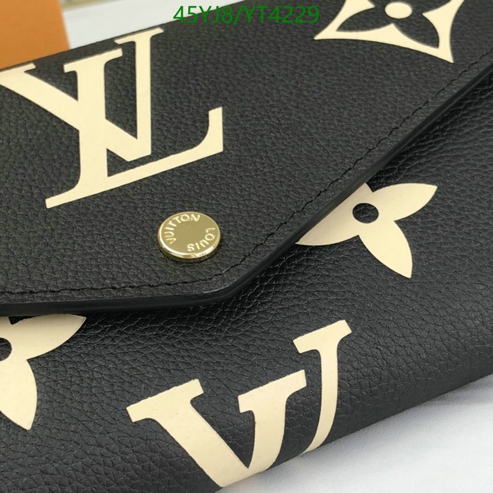 LV Bags-(4A)-Wallet-,Code: YT4229,$ 59USD