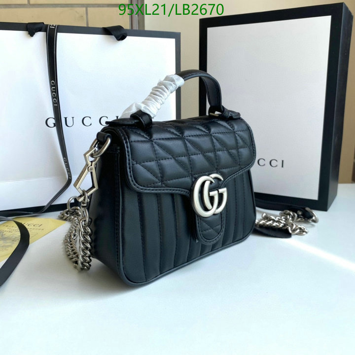 Gucci Bag-(4A)-Marmont,Code: LB2670,$ 124USD